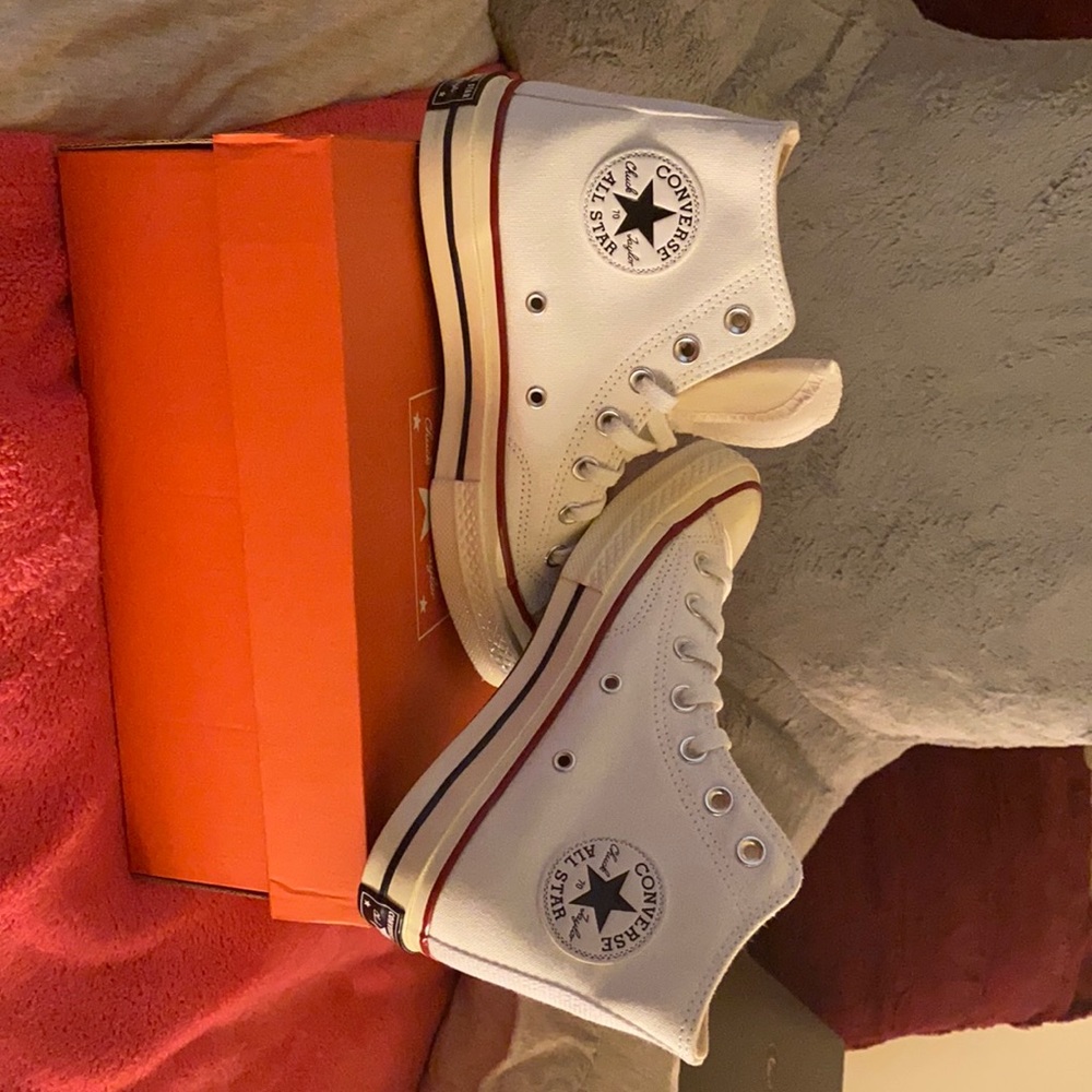 White converse chuck ‘70 high 6.5 woman